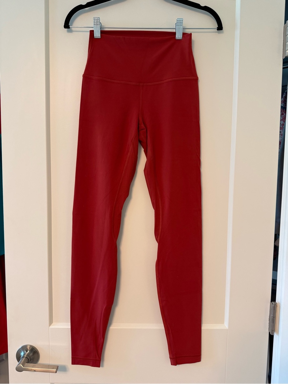 Lululemon Brick / Rust Red Align Leggings